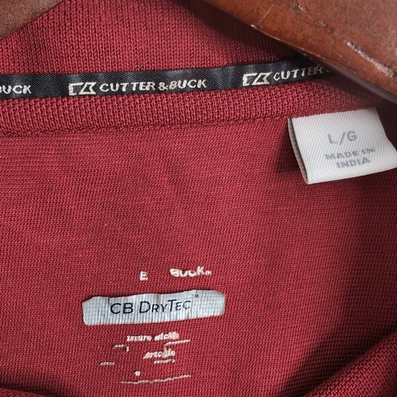 Corvette National Museum Cutter & Buck Men's Maroon Short Sleeve Polo, Large - Picture 4 of 7